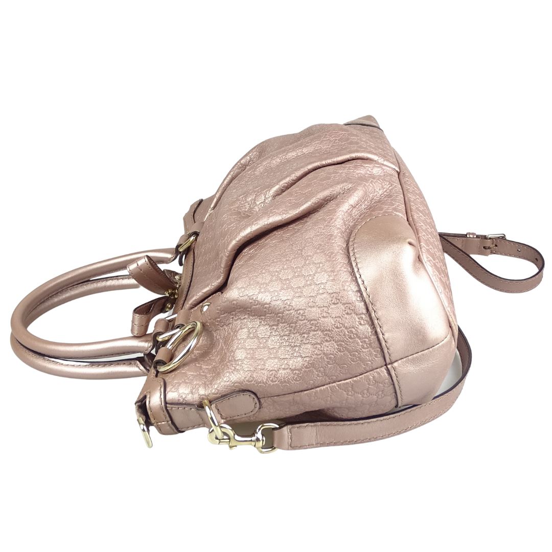 Gucci Guccissima Gold Leather Tote