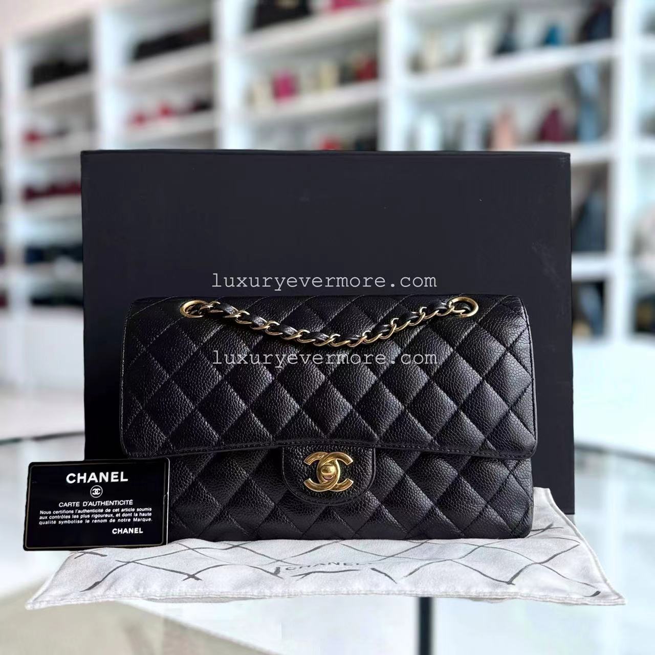 Chanel Classic Flap Medium Shoulder Bag - EworeBags