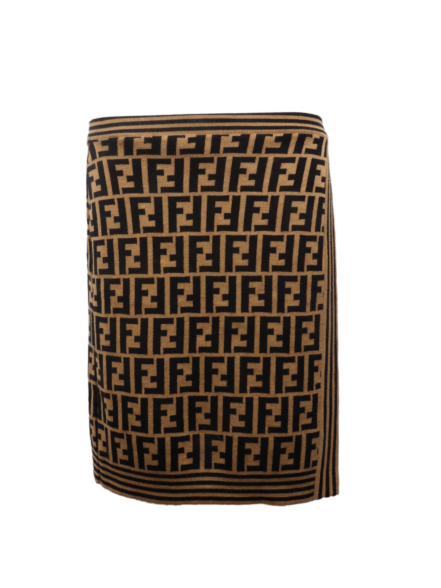 Fendi Zucca  Wool Skirt.