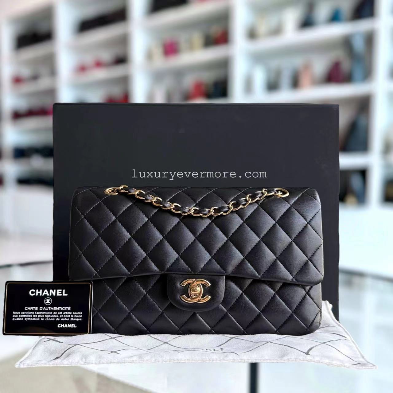 Chanel Classic Flap Medium Shoulder Bag - EworeBags