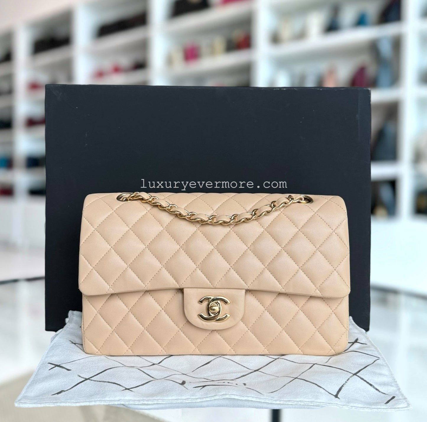 Chanel Classic Flap Medium Shoulder Bag - EworeBags