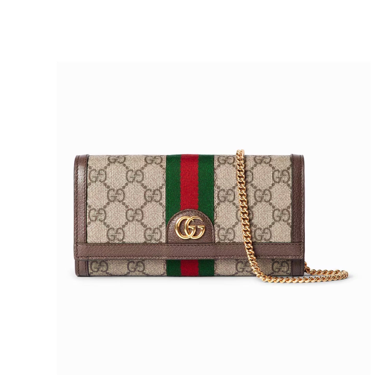 Gucci Monogram Chain Leather Crossbody