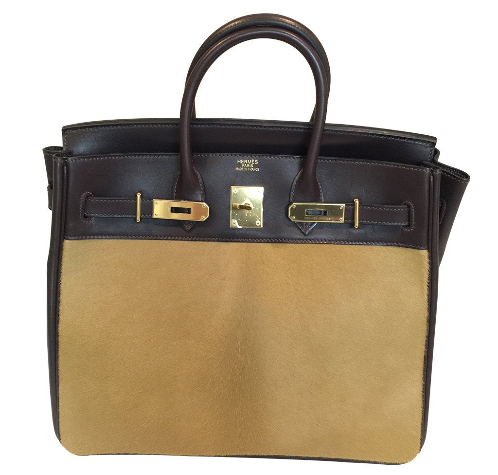 HermesTroika Birkin Bag - Evercalf & Pony Hair