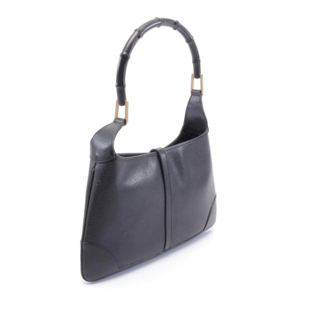 Gucci Jackie Black Leather Shoulder Bag