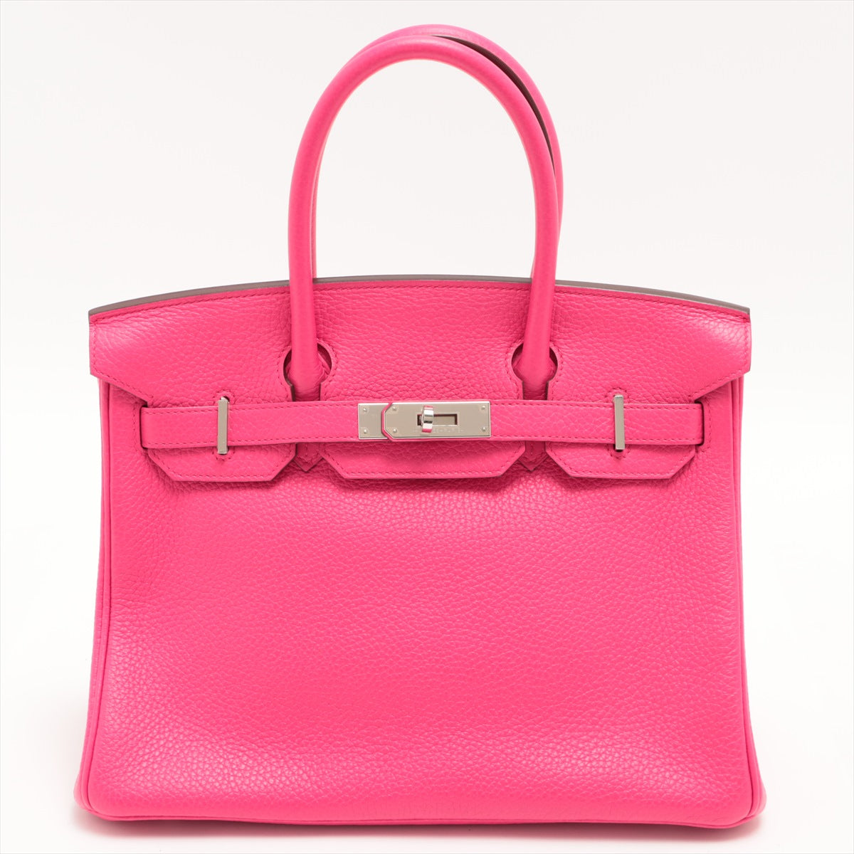 Luxury Hermes Birkin 30 Taurillon Clemence Rose