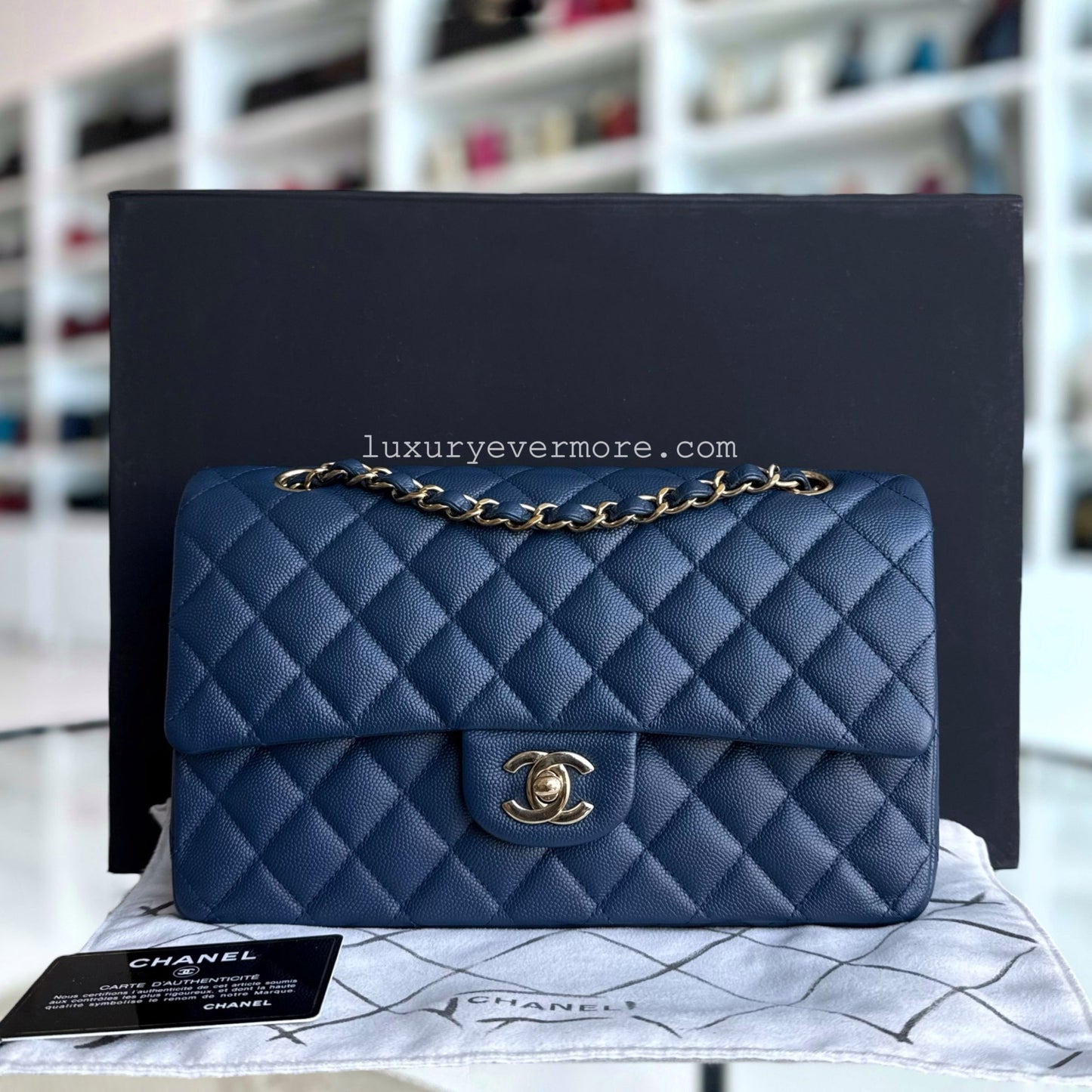 Chanel Classic Flap Medium Shoulder Bag - EworeBags