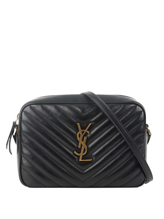 Saint Laurent Black Lou Camera Bag.