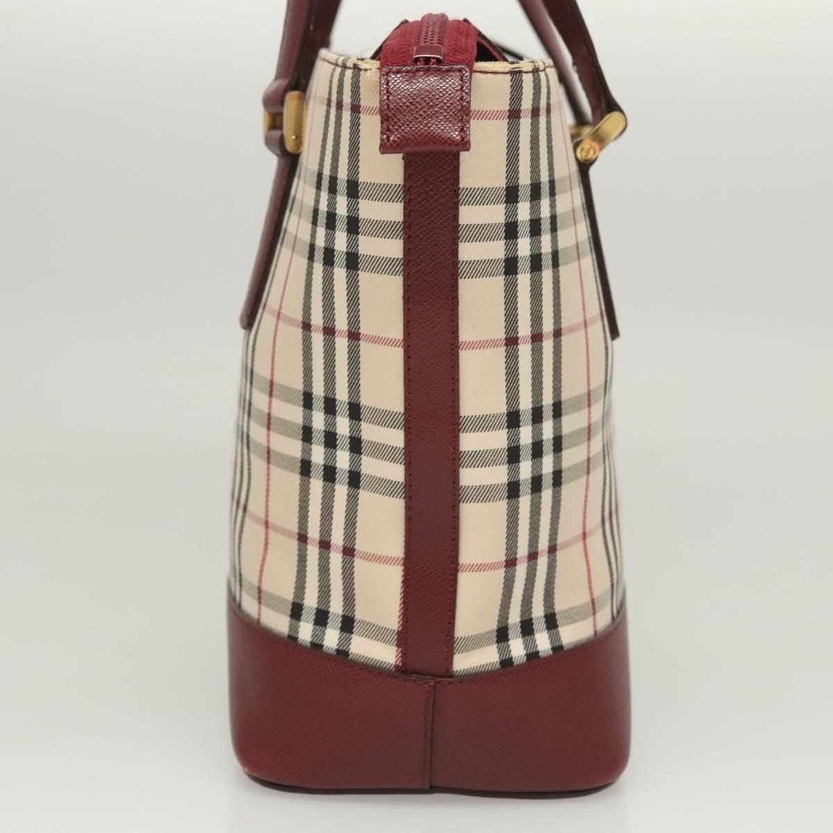 Burberry Nova Check Beige Canvas Tote Bag ( )