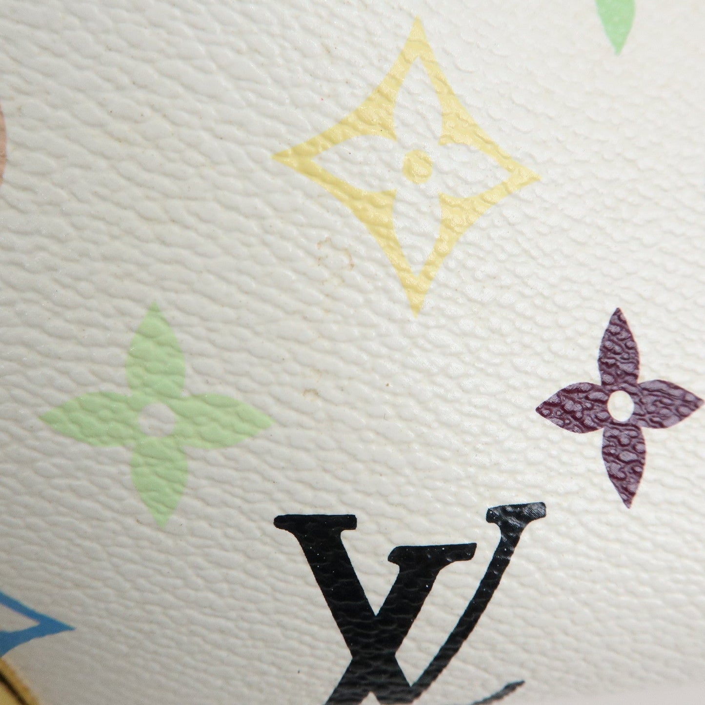 Louis Vuitton Monogram Multicolor Trouville Hand Bag Blanc M92663