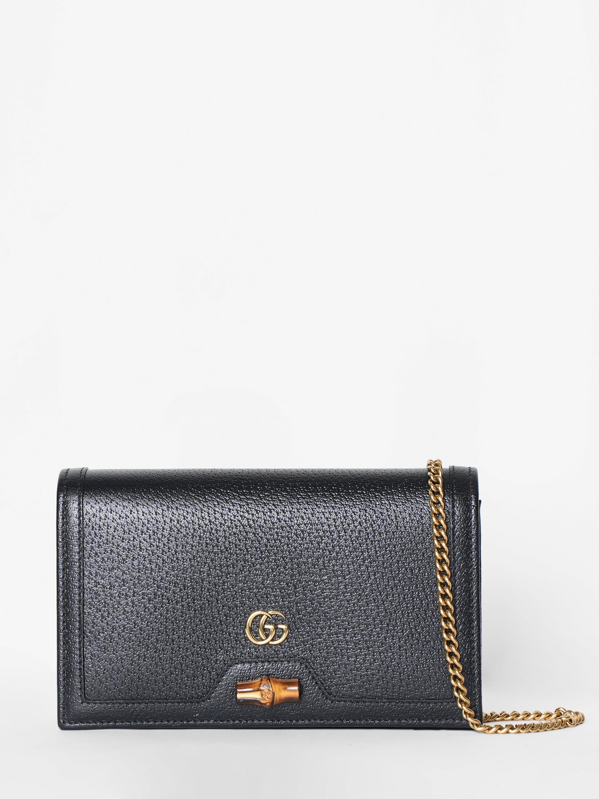 Gucci Lou Chain Leather Shoulder Bag