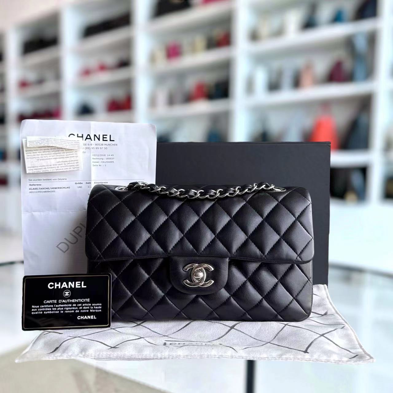 Chanel Classic Flap Small Shoulder Bag - EworeBags