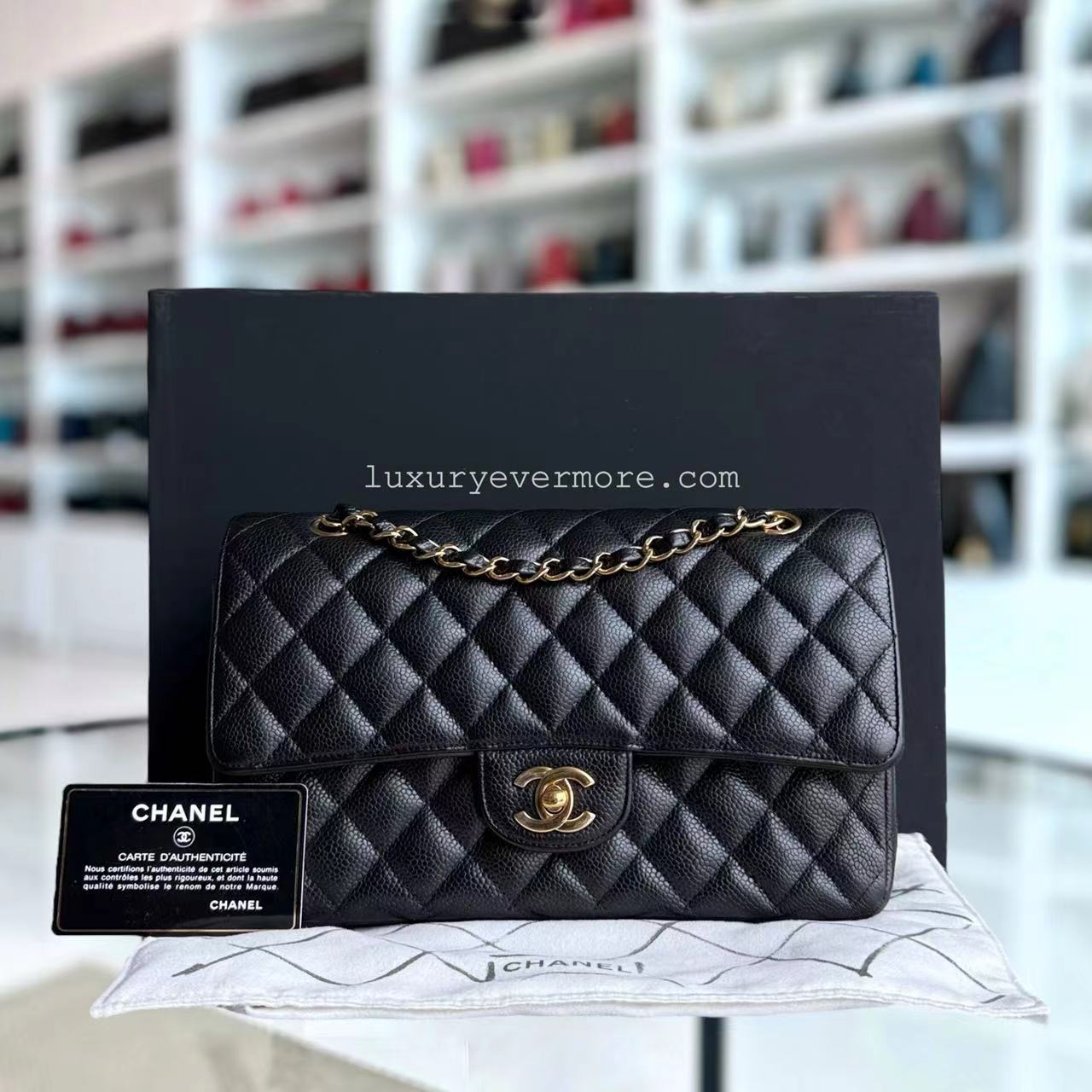 Chanel Classic Flap Medium Shoulder Bag - EworeBags