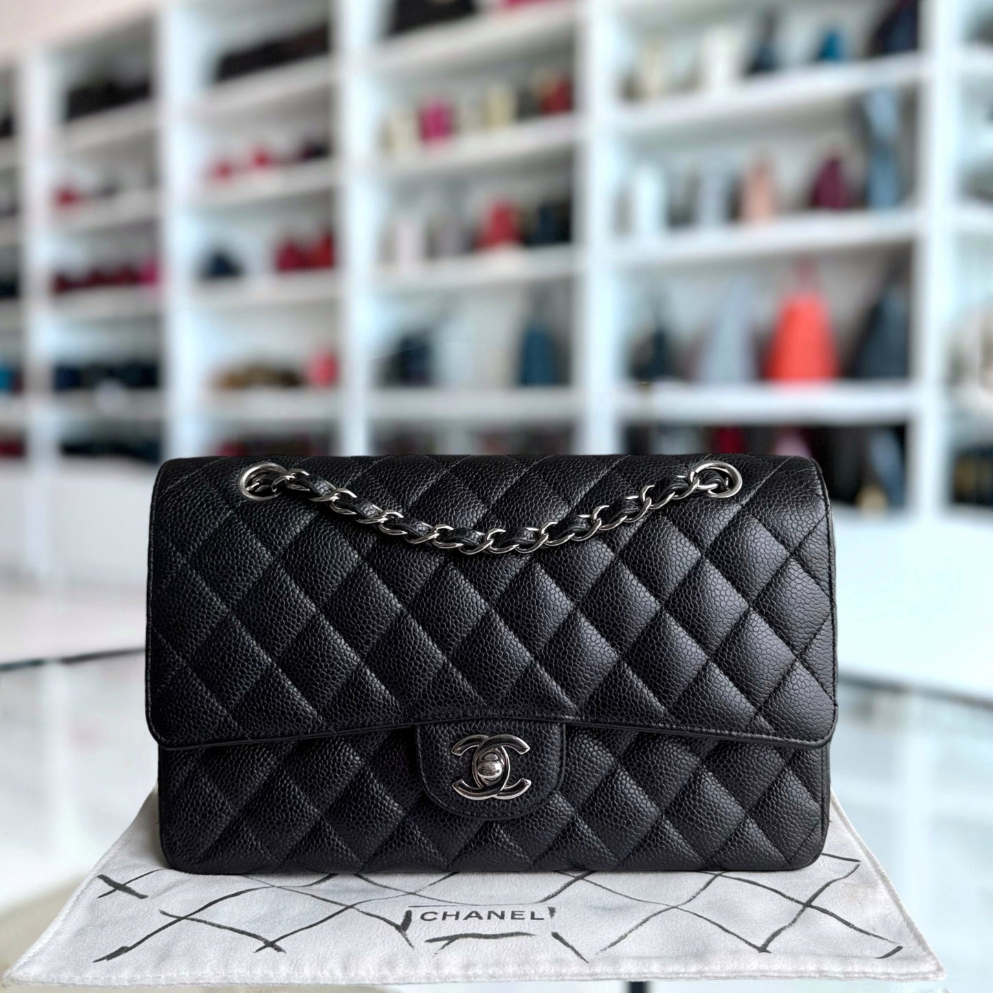 Chanel Classic Flap Medium Shoulder Bag - EworeBags