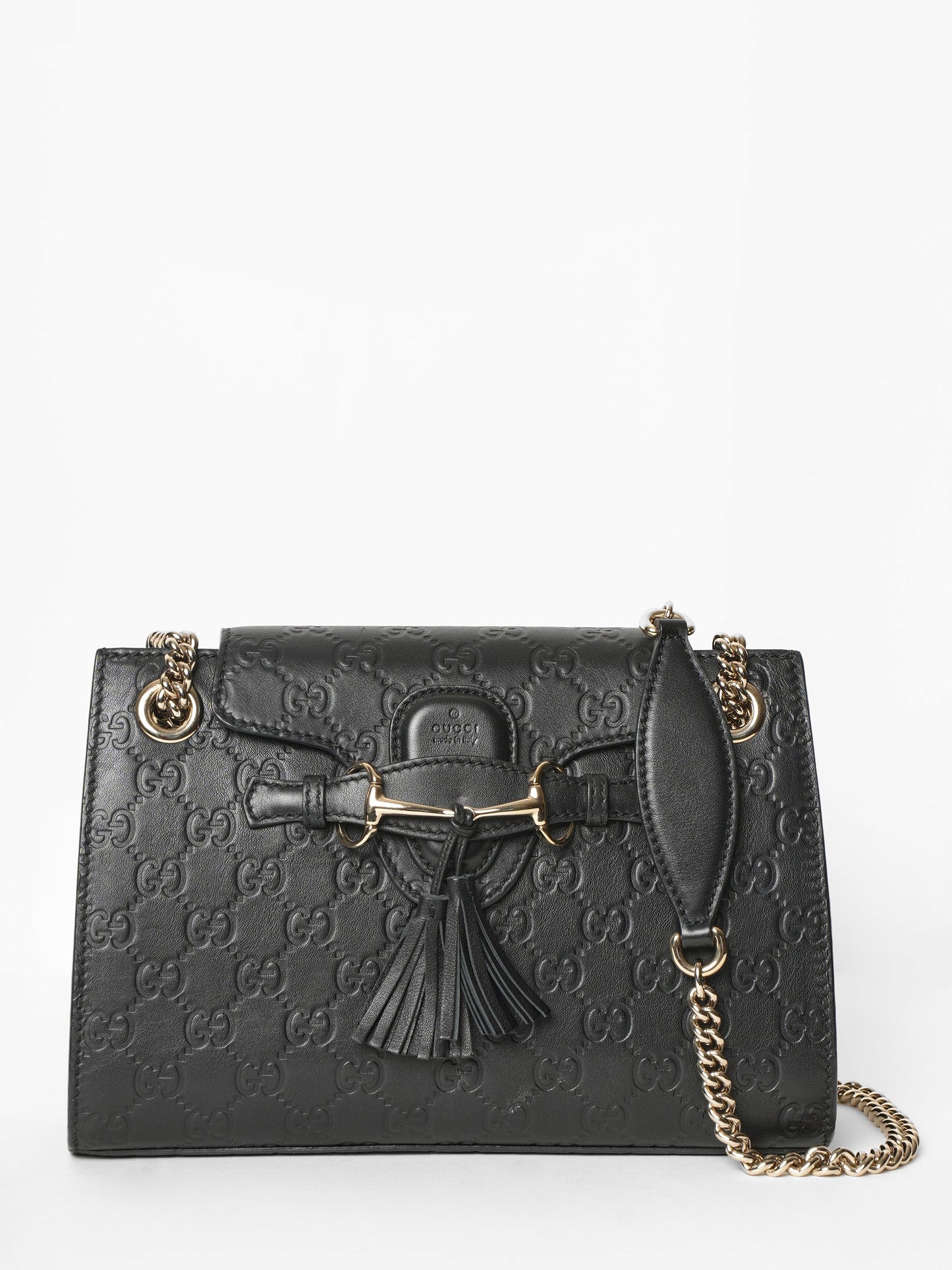 Gucci Lou Chain Leather Shoulder Bag
