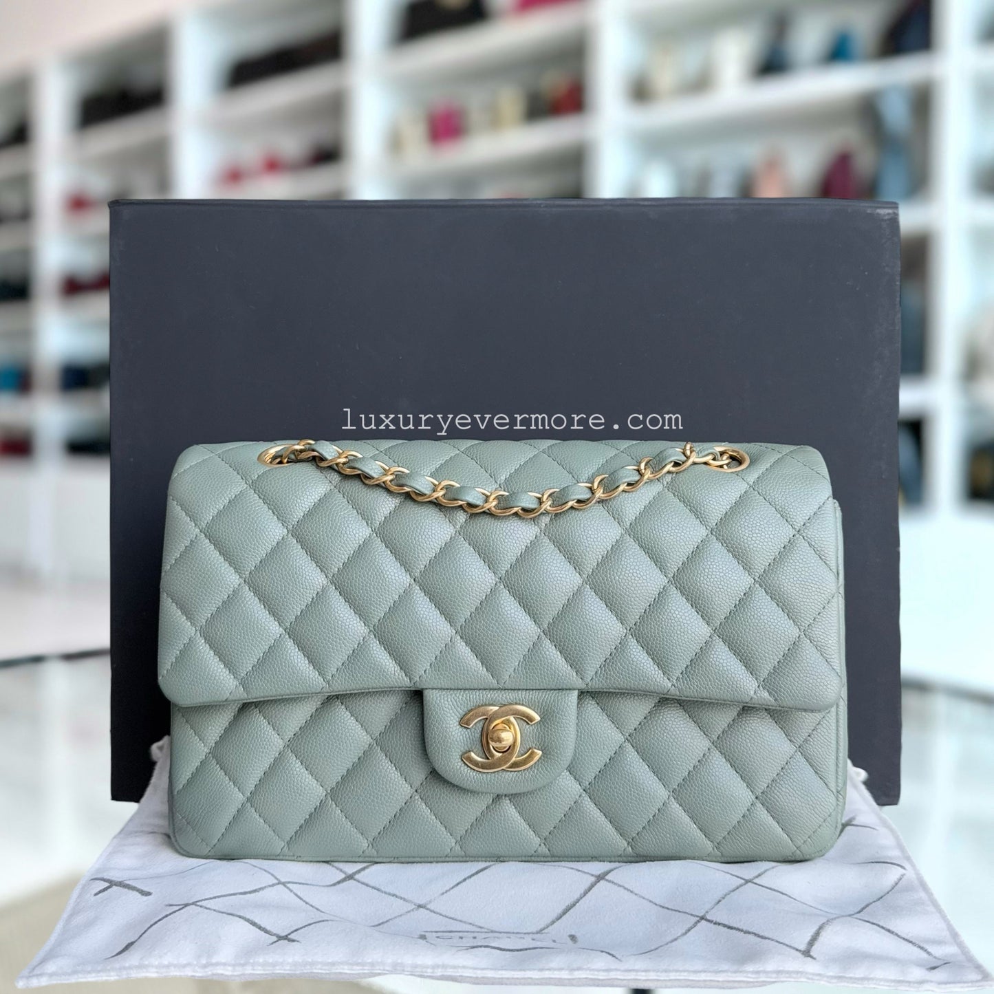 Chanel Classic Flap Medium Shoulder Bag - EworeBags