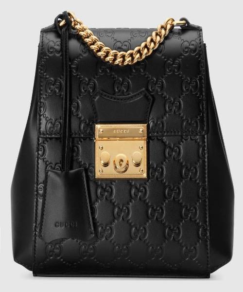 Gucci Chain Leather Shoulder Bag