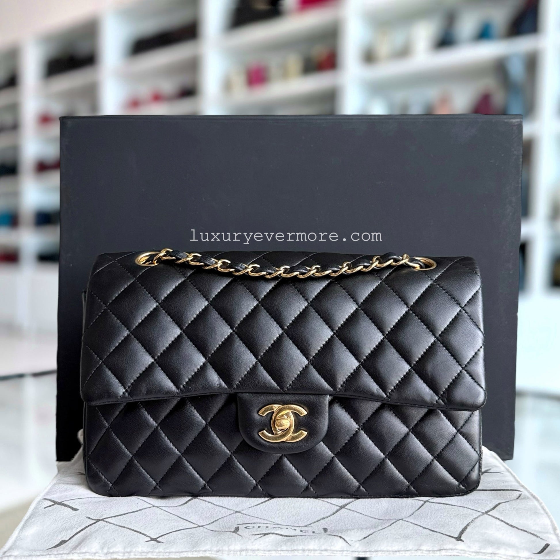 Chanel Classic Flap Medium Shoulder Bag - EworeBags