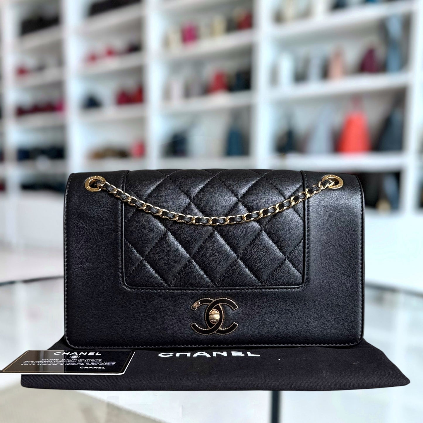 Chanel Classic Flap Medium Shoulder Bag - EworeBags