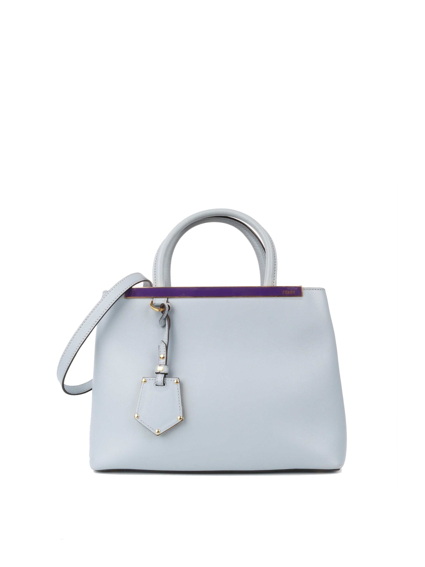 Fendi Pale Blue 2Jours Shoulder Bag