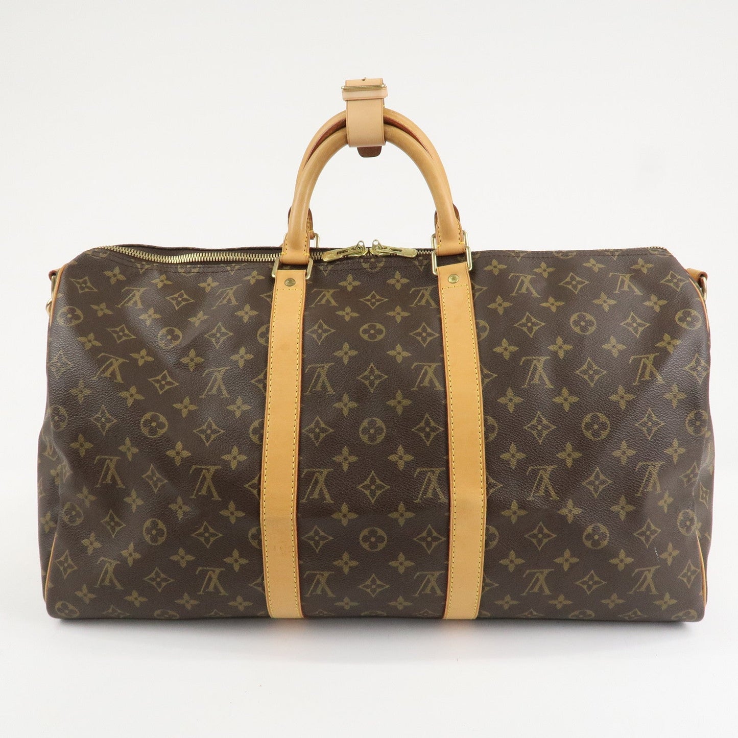 Louis Vuitton Monogram Keep All 50 Bandouliere Boston Bag M41416