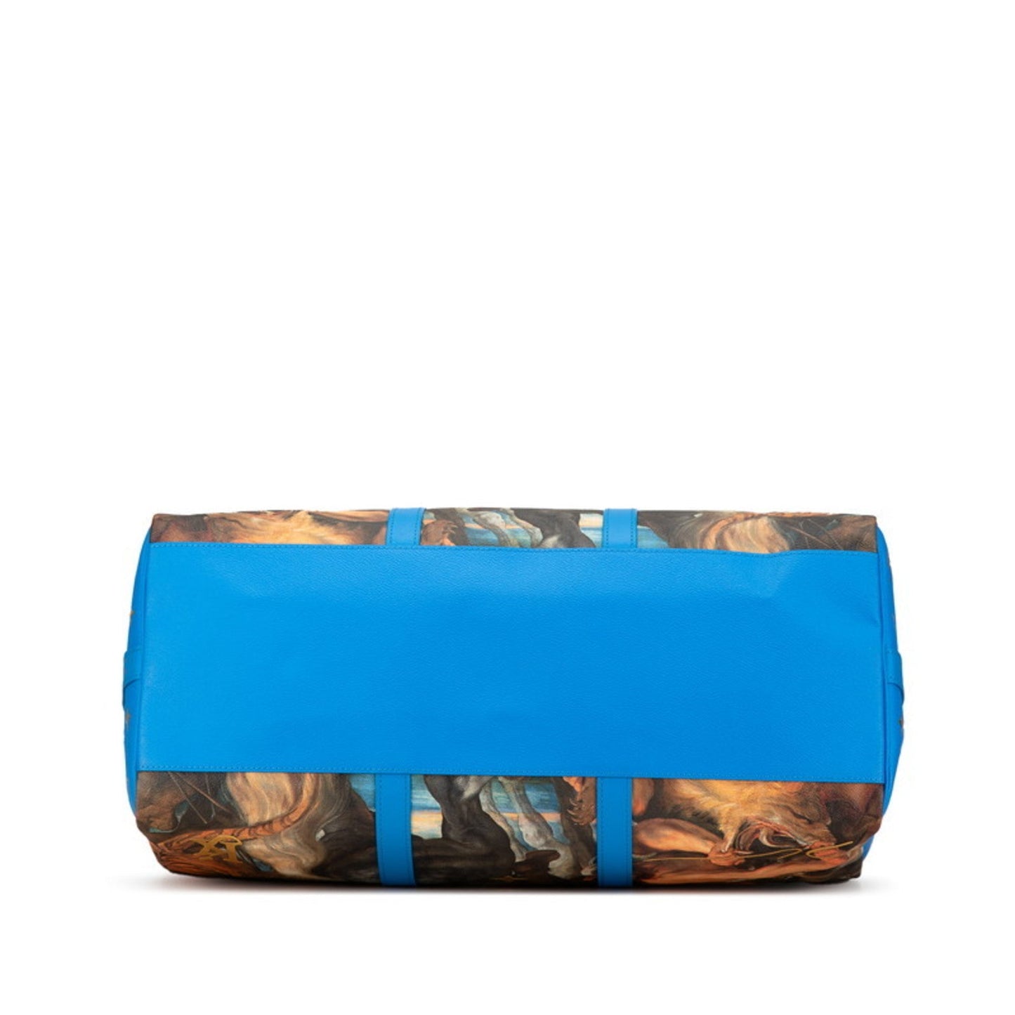 Louis Vuitton blue Pvc Leather Boston Bag Shoulder Bag