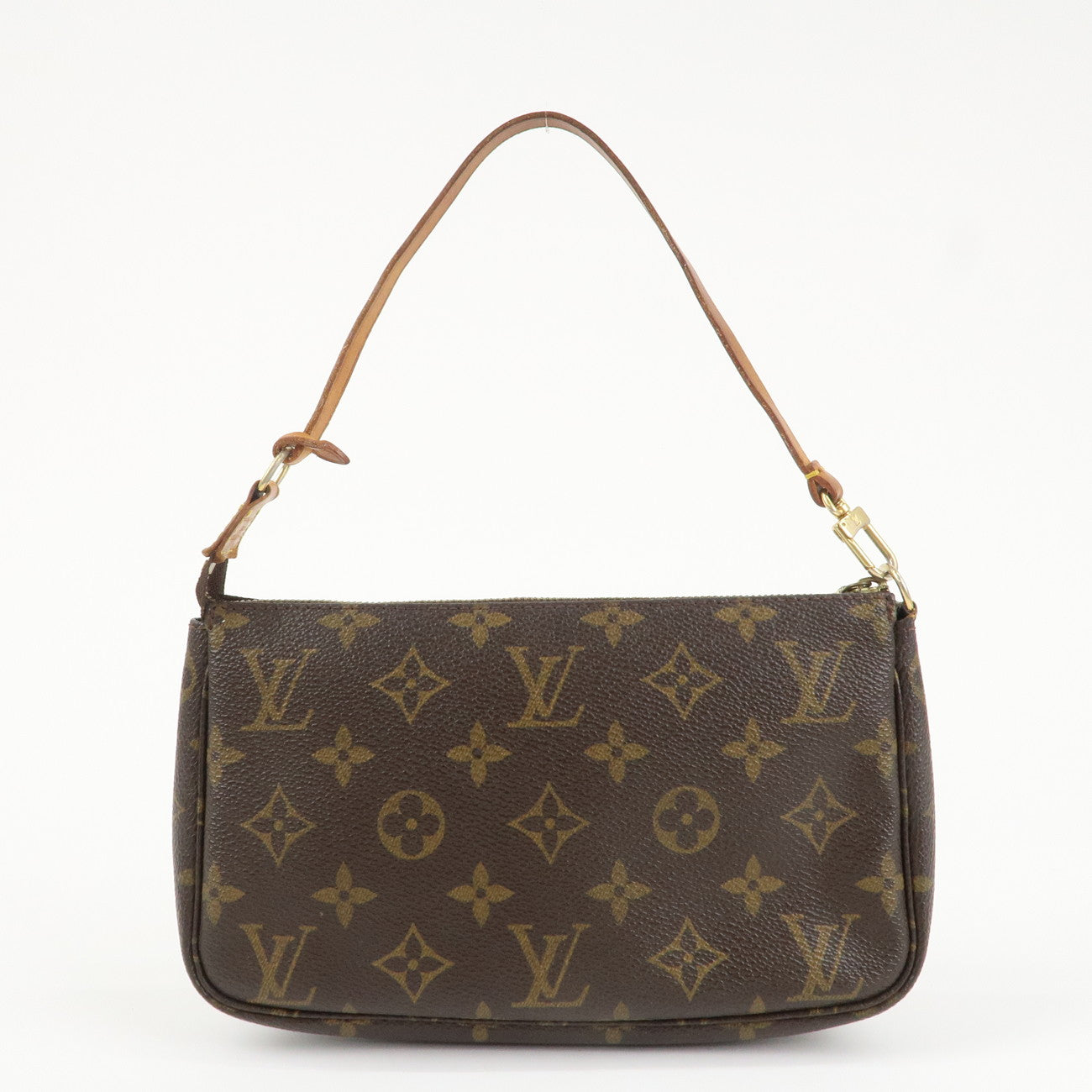 Louis Vuitton Monogram Pochette Accessoires Hand Bag Brown M51980