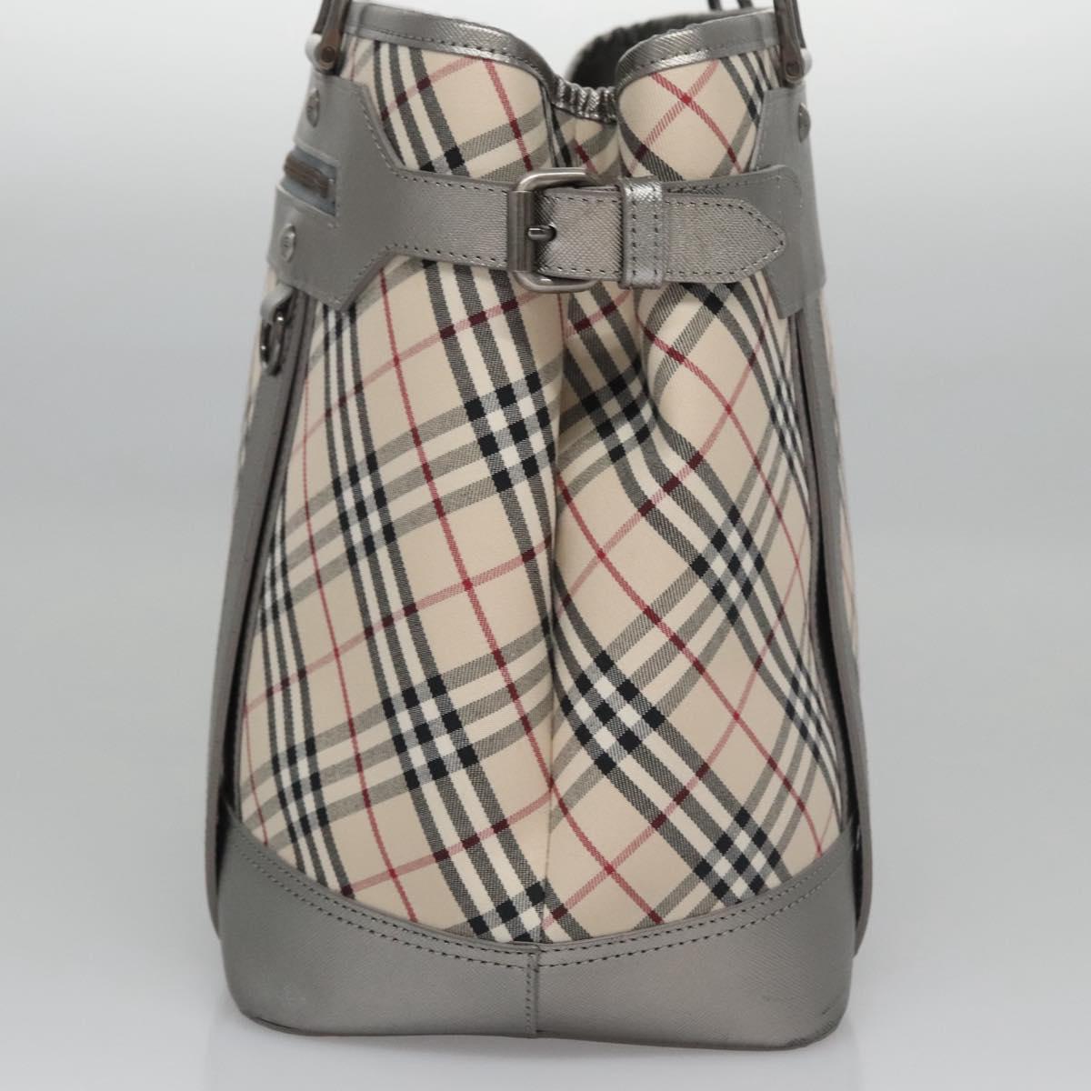 Burberry Nova Check Beige Canvas Tote Bag ( )