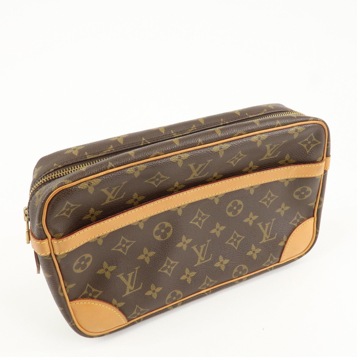 Louis Vuitton Monogram Compiegne 28 Pouch Clutch Bag M51845