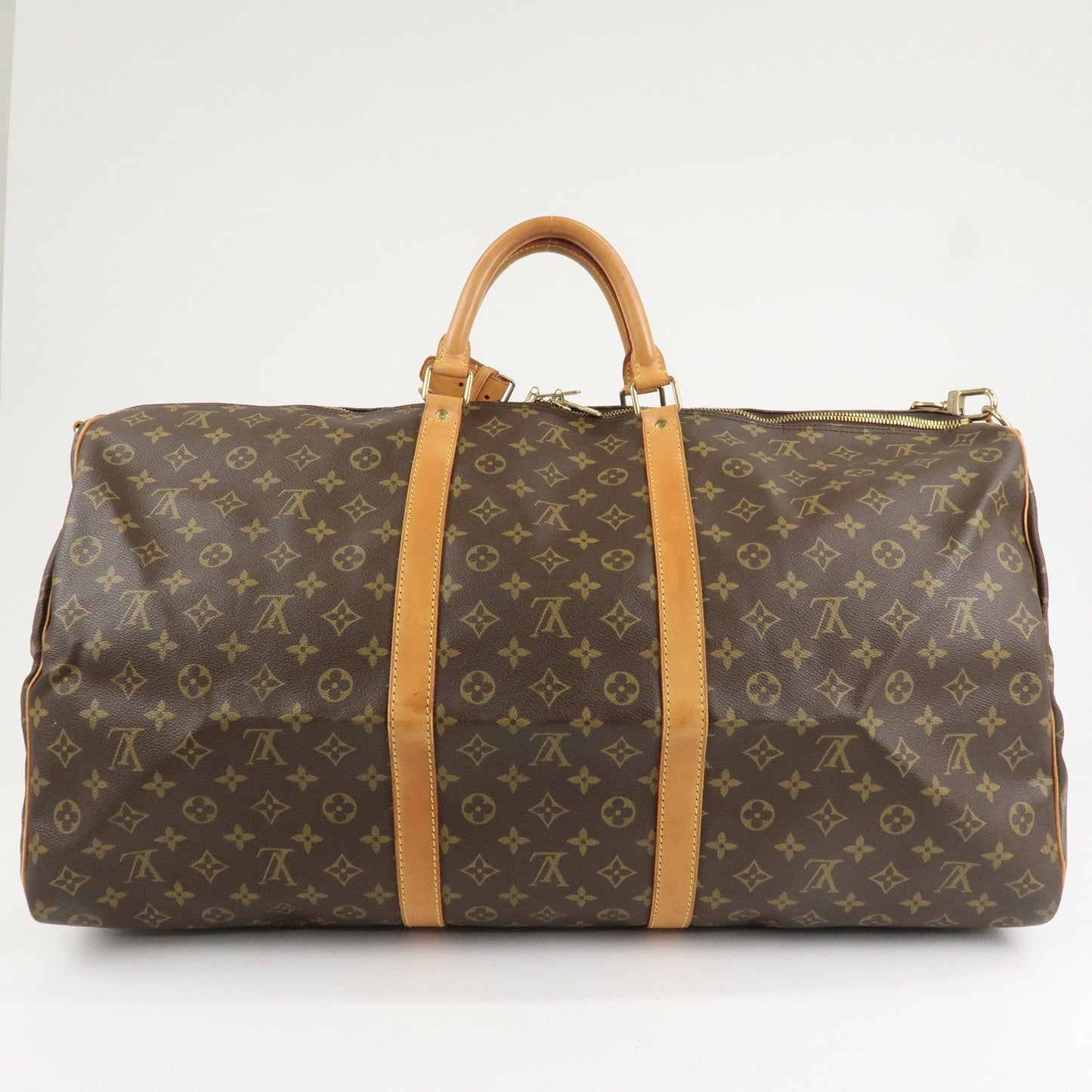 Louis Vuitton Monogram Keep All Bandouliere 60 Boston Bag M41412