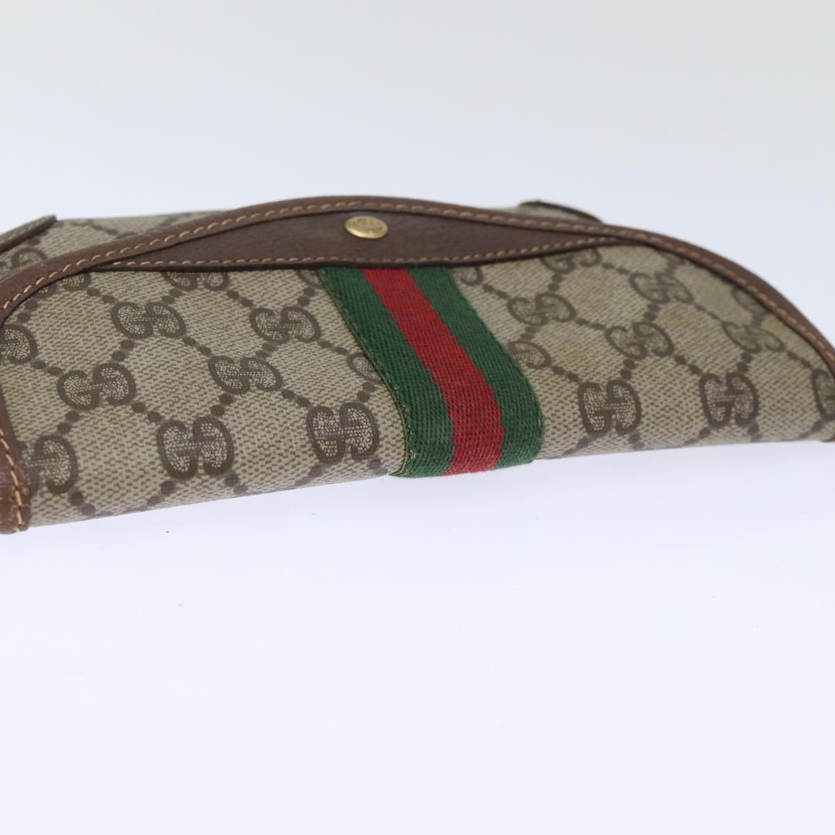 Gucci Leather Canvas Clutch