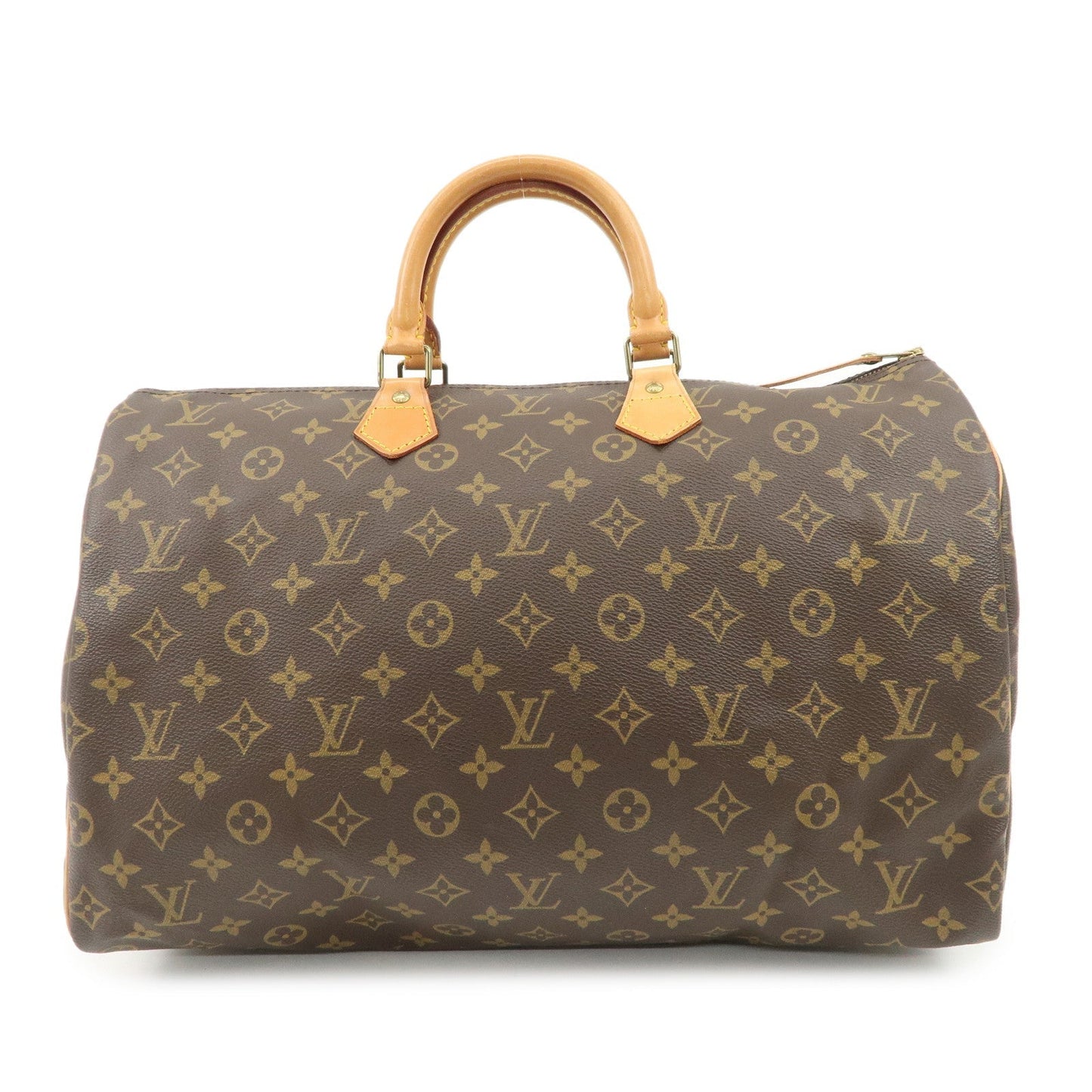 Louis Vuitton Monogram Speedy 40 Boston Bag Brown M41522