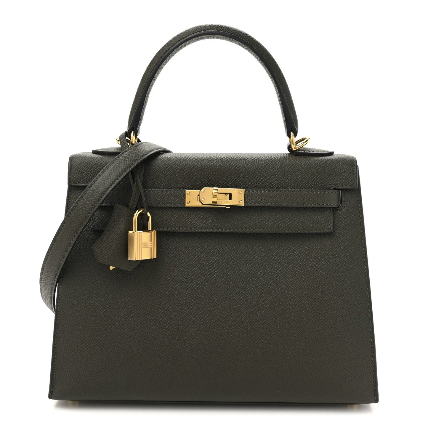 Hermes Epsom Kelly Sellier 25 Vert De Gris