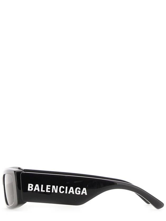 Luxury Balenciaga Trending 2026 Eyewear Max Rectangle Sunglasses Black