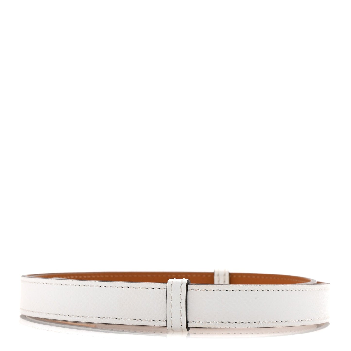 Hermes Epsom Kelly Belt White