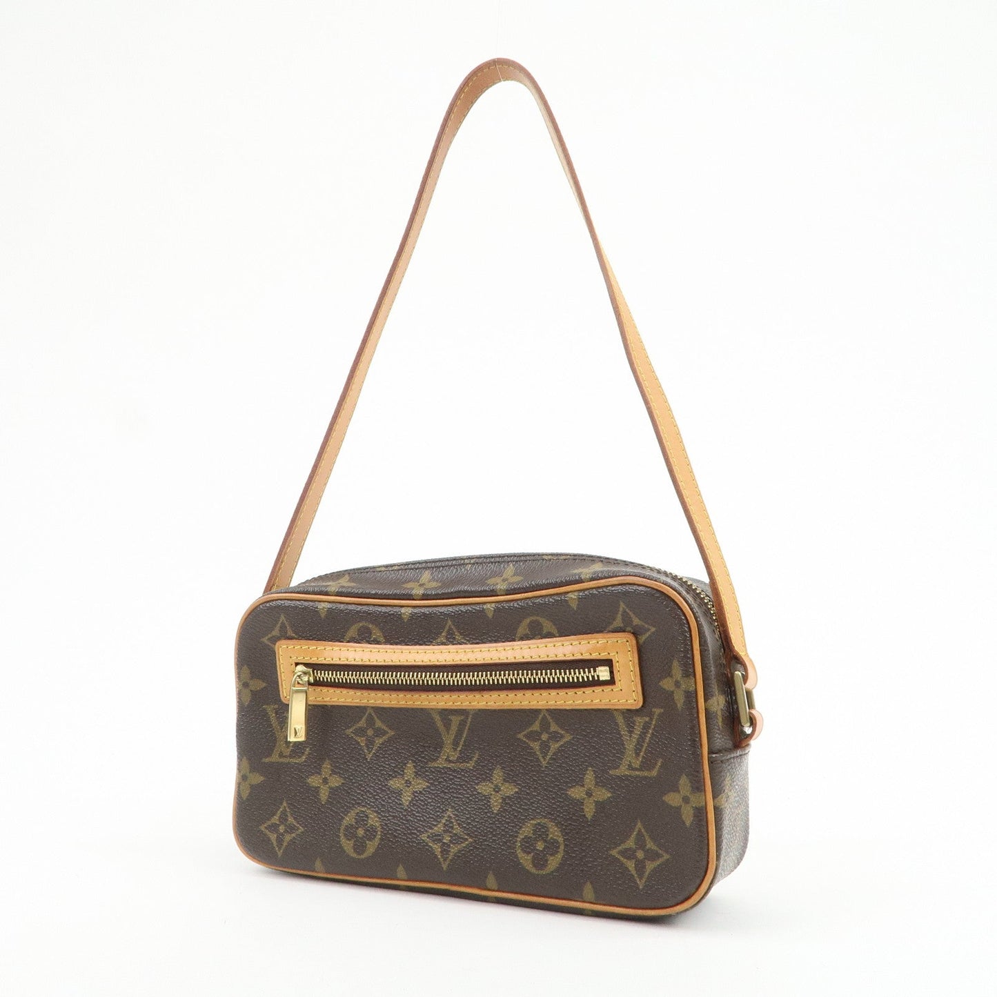 Louis Vuitton Monogram Pochette Cite Shoulder Bag Brown M51183