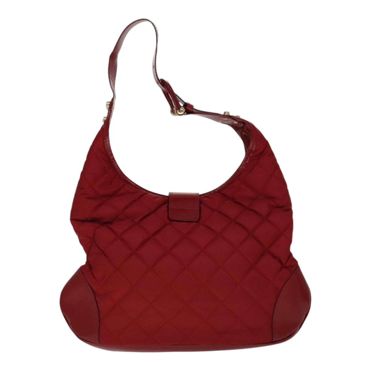 Burberry Shoulder Bag Red Synthetic Shoulder Bag ( )