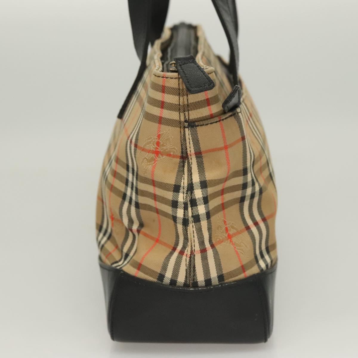 Burberry Nova Check Beige Canvas Tote Bag ( )
