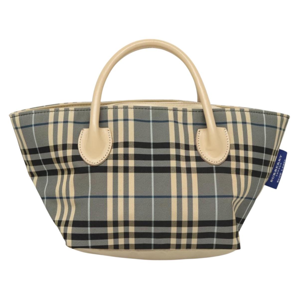 Burberry Blue Label Blue Nylon Handbag ( )