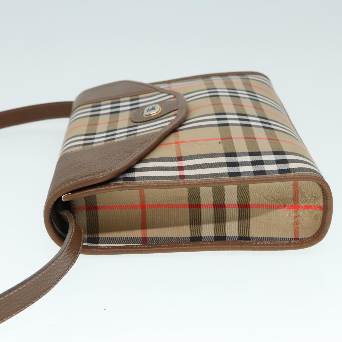 Burberry Nova Check Beige Canvas Shoulder Bag ( )