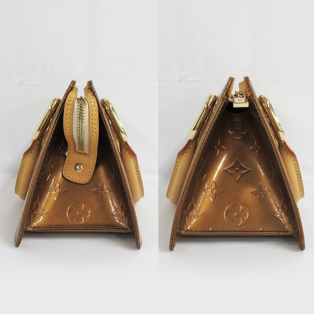 Louis Vuitton Monogram Vernis Mini Force Bronze M91120 Handbag Mini Bag Brown G