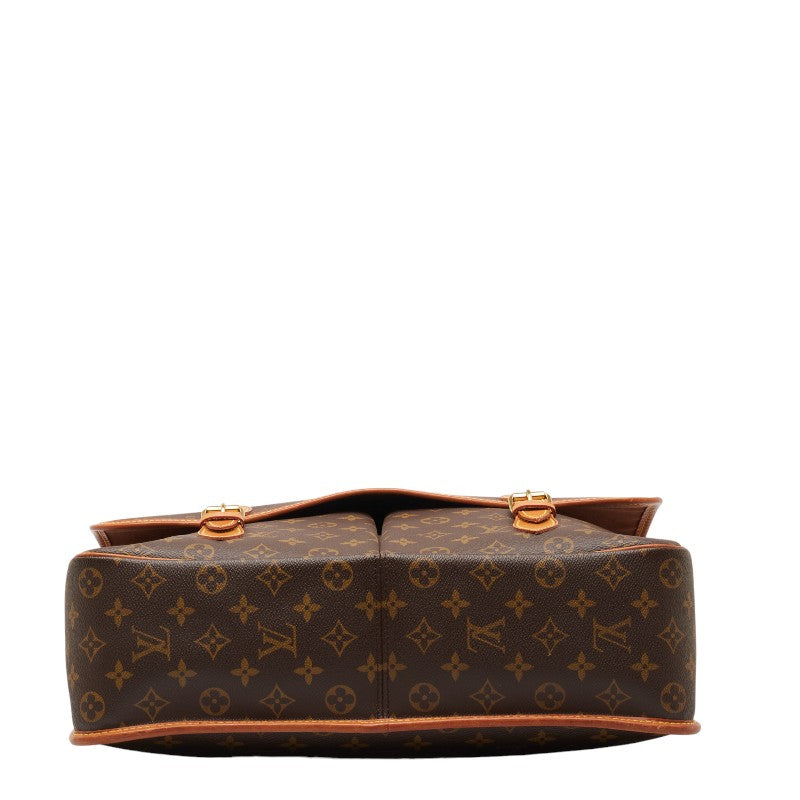 Louis Vuitton Monogram Gibraltar GM Shoulder Bag M42249 Brown PVC Leather Louis Vuitton