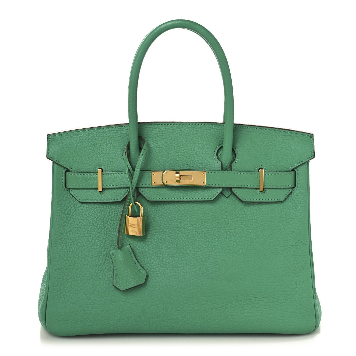Hermes Taurillon Clemence Birkin 30 Menthe