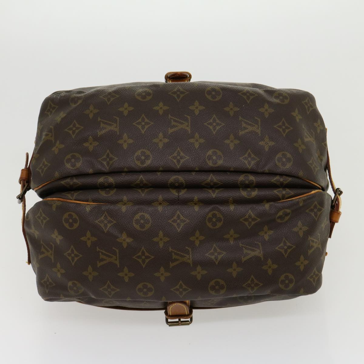 Louis Vuitton Brown Canvas Saumur 35 shoulder bag