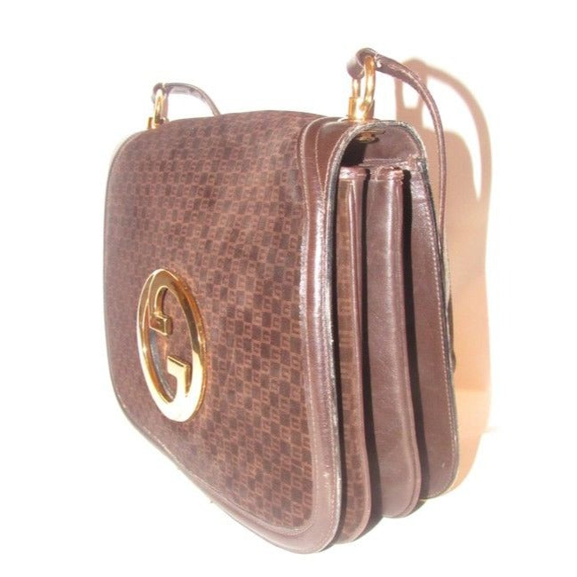 Gucci Lou Saddle Leather Mini Shoulder Bag