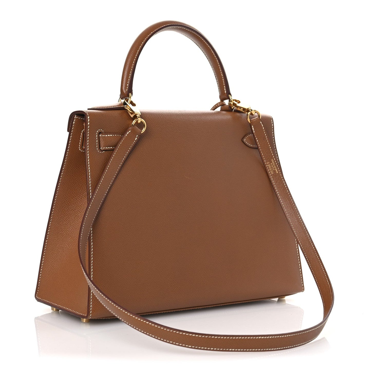 Hermes Courchevel Kelly Sellier 28 Gold