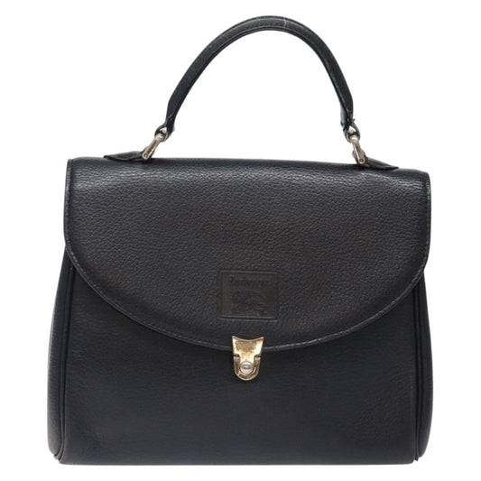 Burberry Triple Loving Heart Black Leather Handbag ( )