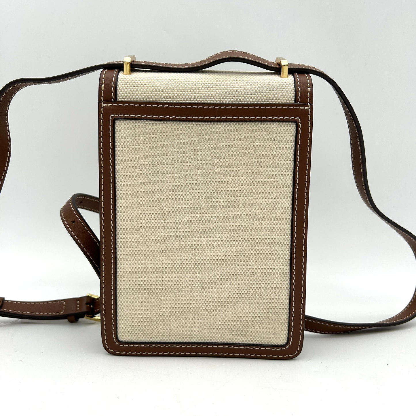 Luxury Burberry  TB Canvas Robin Crossbody Bag Brown bb8547cc