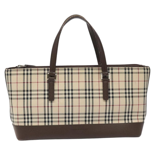 Burberry Nova Check Beige Canvas Tote Bag ( )