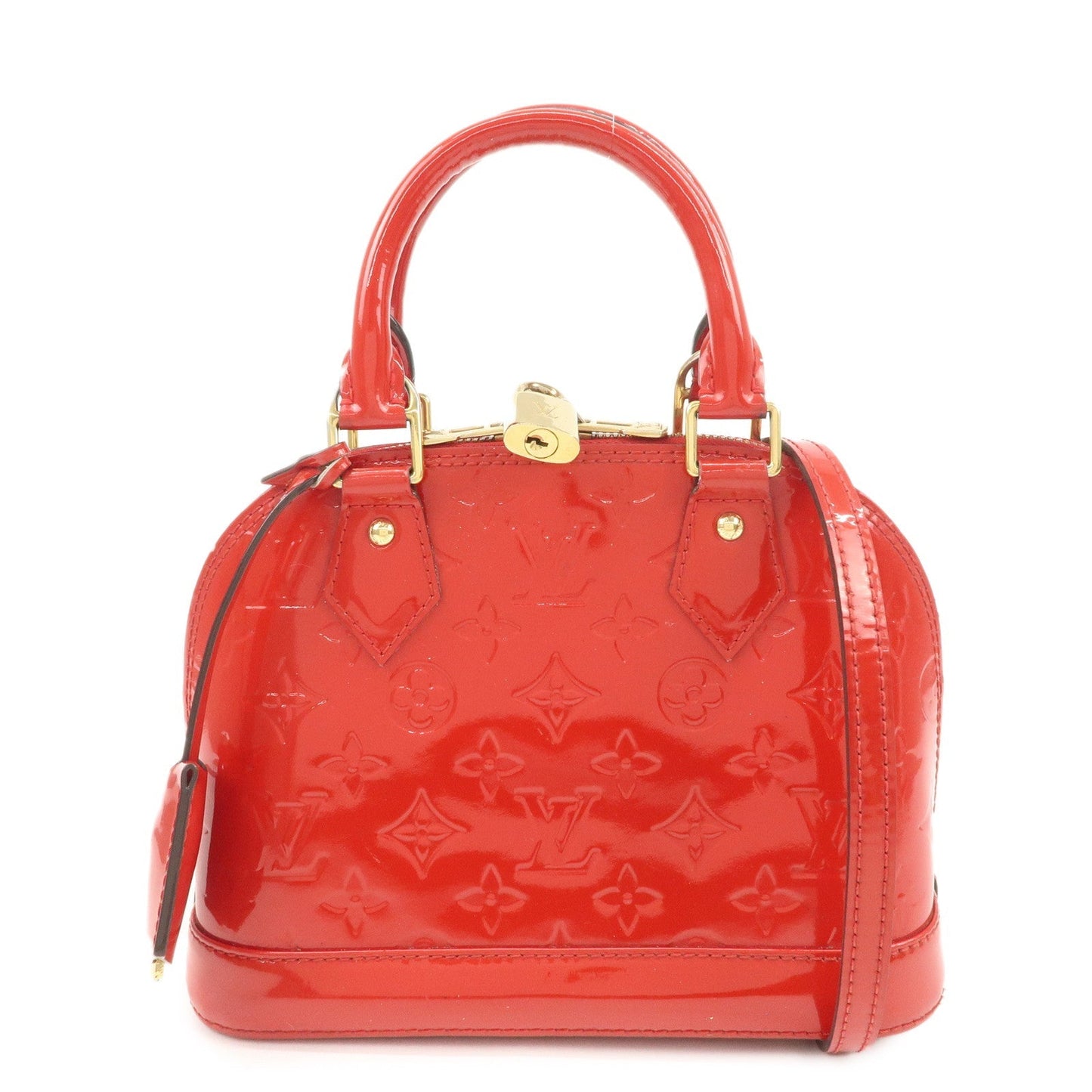 Louis Vuitton Monogram Vernis Alma BB 2Way Shoulder Bag M90174
