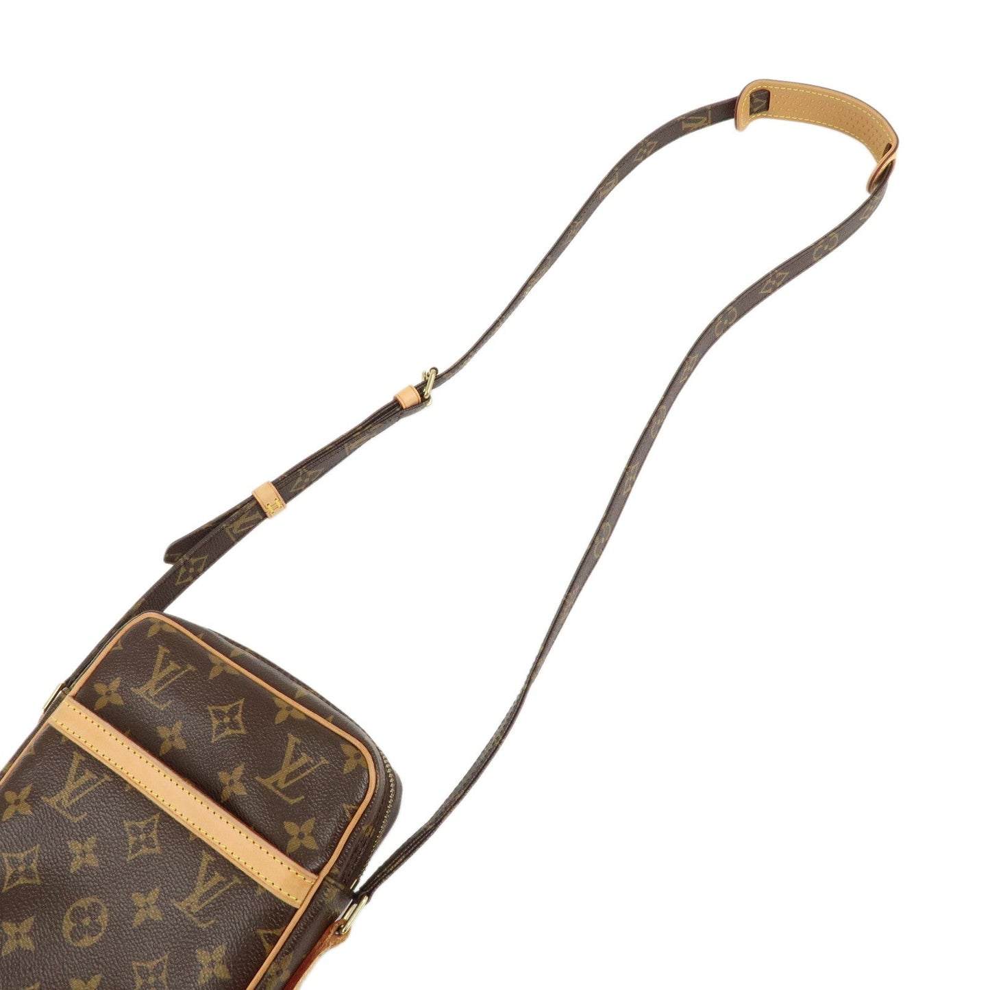 Louis Vuitton Monogram Danube Shoulder Bag Brown M45266